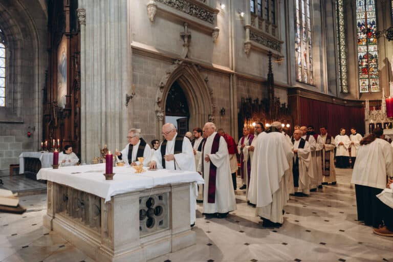 圣安魂曲和修道院长布鲁诺的葬礼