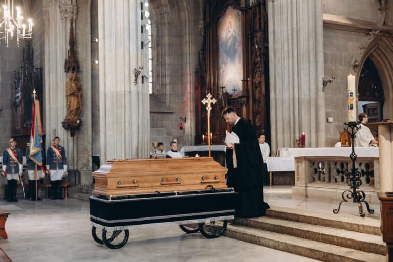 圣安魂曲和修道院长布鲁诺的葬礼