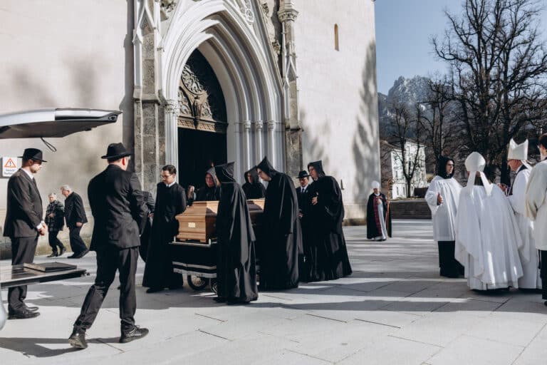 圣安魂曲和修道院长布鲁诺的葬礼