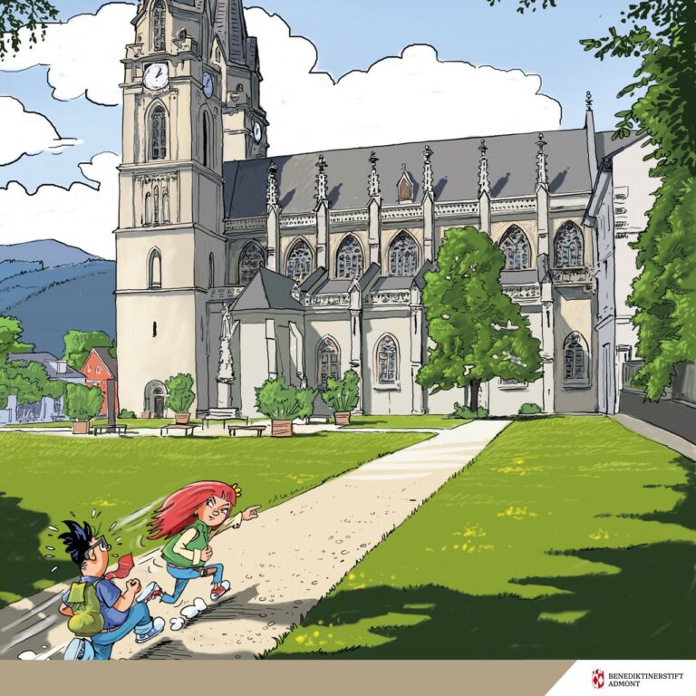 Stift Admont - Kinderbuch Die Jagd nach dem gestohlenen Schatz