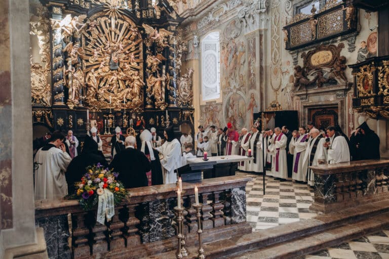 圣安魂曲和修道院长布鲁诺的葬礼