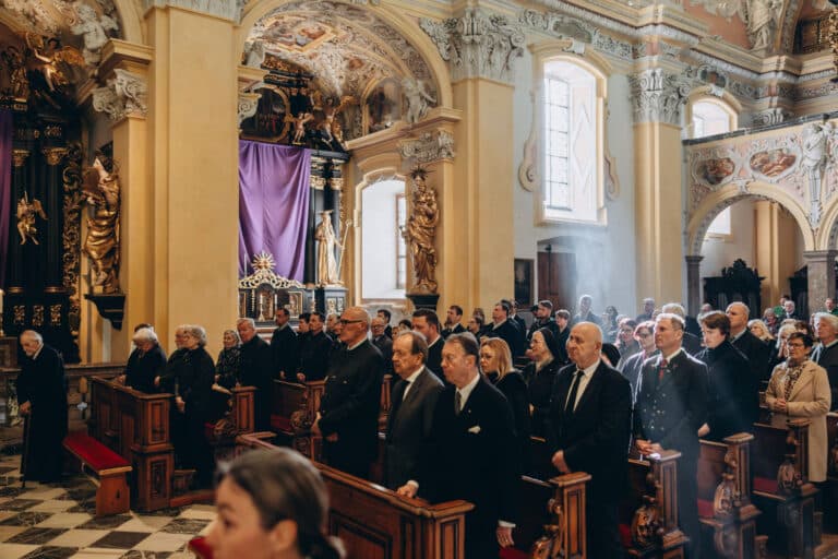 圣安魂曲和修道院长布鲁诺的葬礼