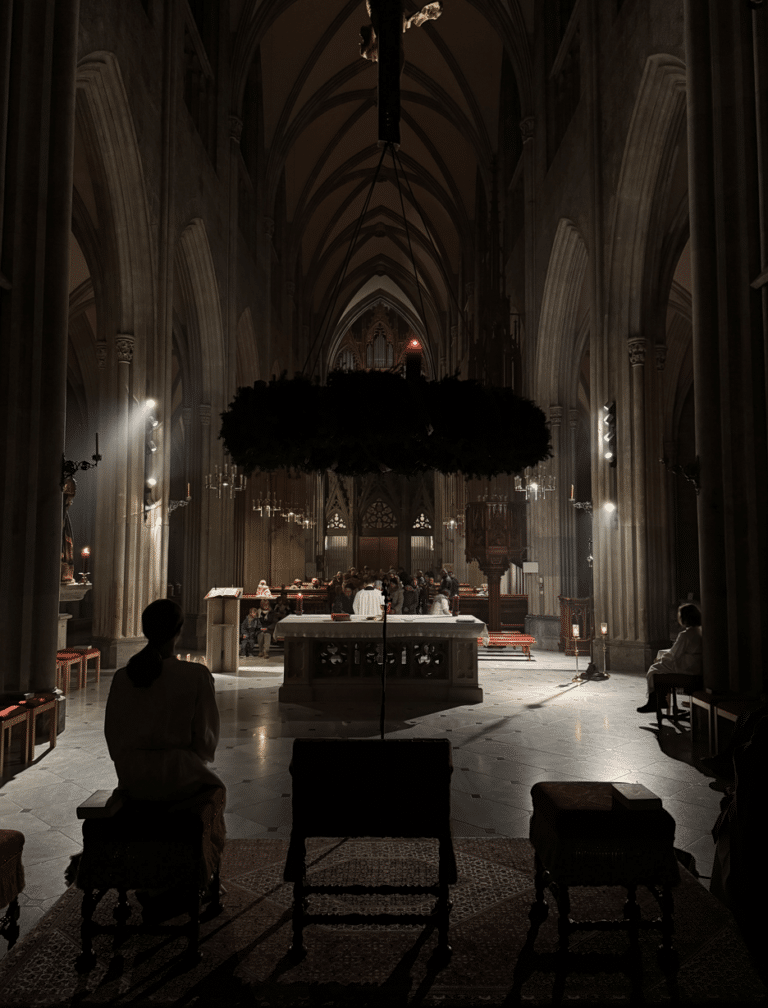 Advent wreath blessing