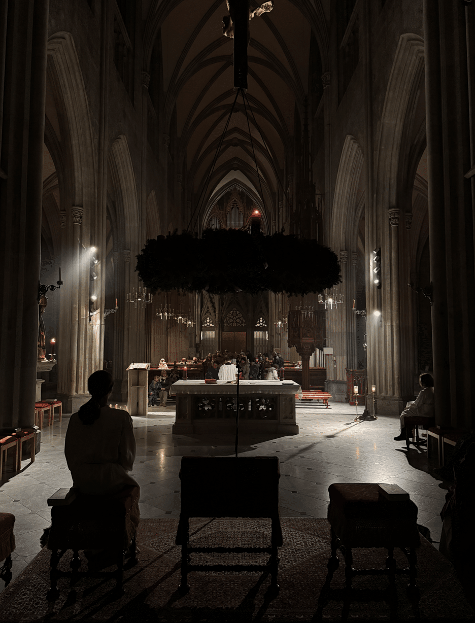 Advent wreath blessing