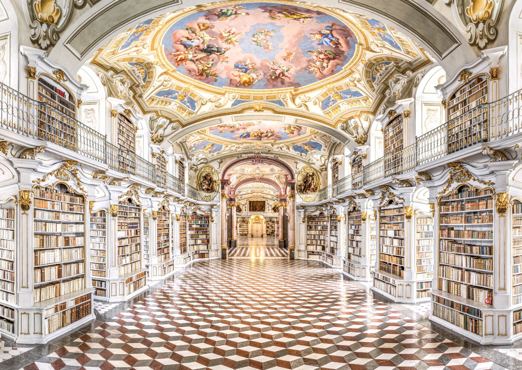 Abadía de Admont: la biblioteca de monasterio más grande del mundo © Stefan Leitner