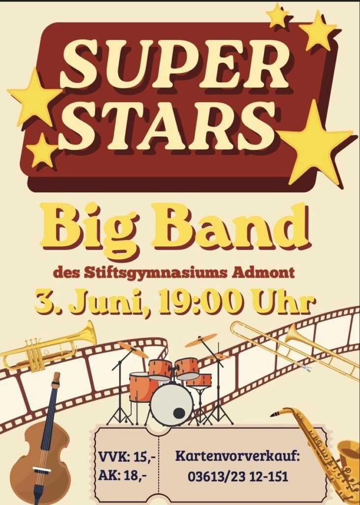 Affiche du concert du Big Band jpg