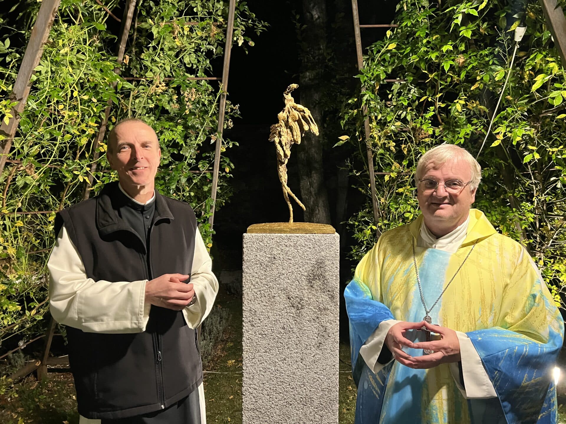 Segnung Friedensengels Konventgarten c Frater Josef Beer