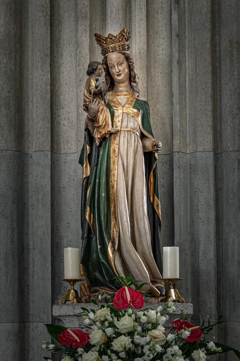 Abbaye d'Admont - Statue de la Madone de l'église abbatiale d'Admont © Thomas Sattler