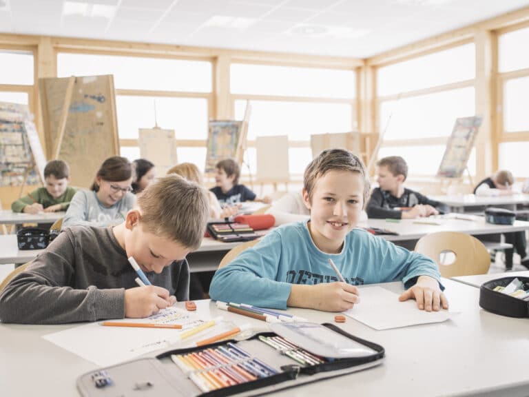 Admont Abbey Grammar School - Children learning © Stefan Leitner