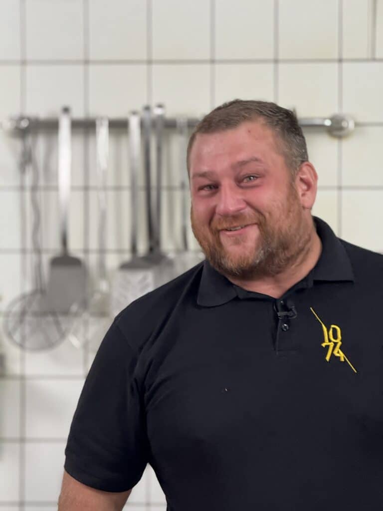 Ulli cooks with Hell Christoph