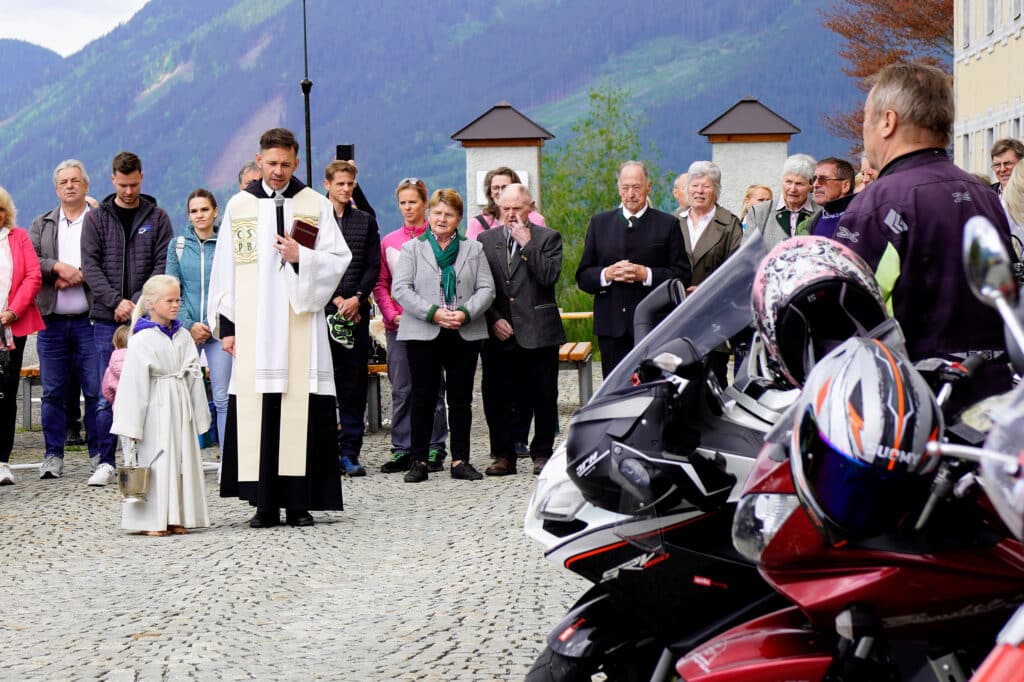 Wallfahrtskirche Frauenberg - Vespa Segnung 2024