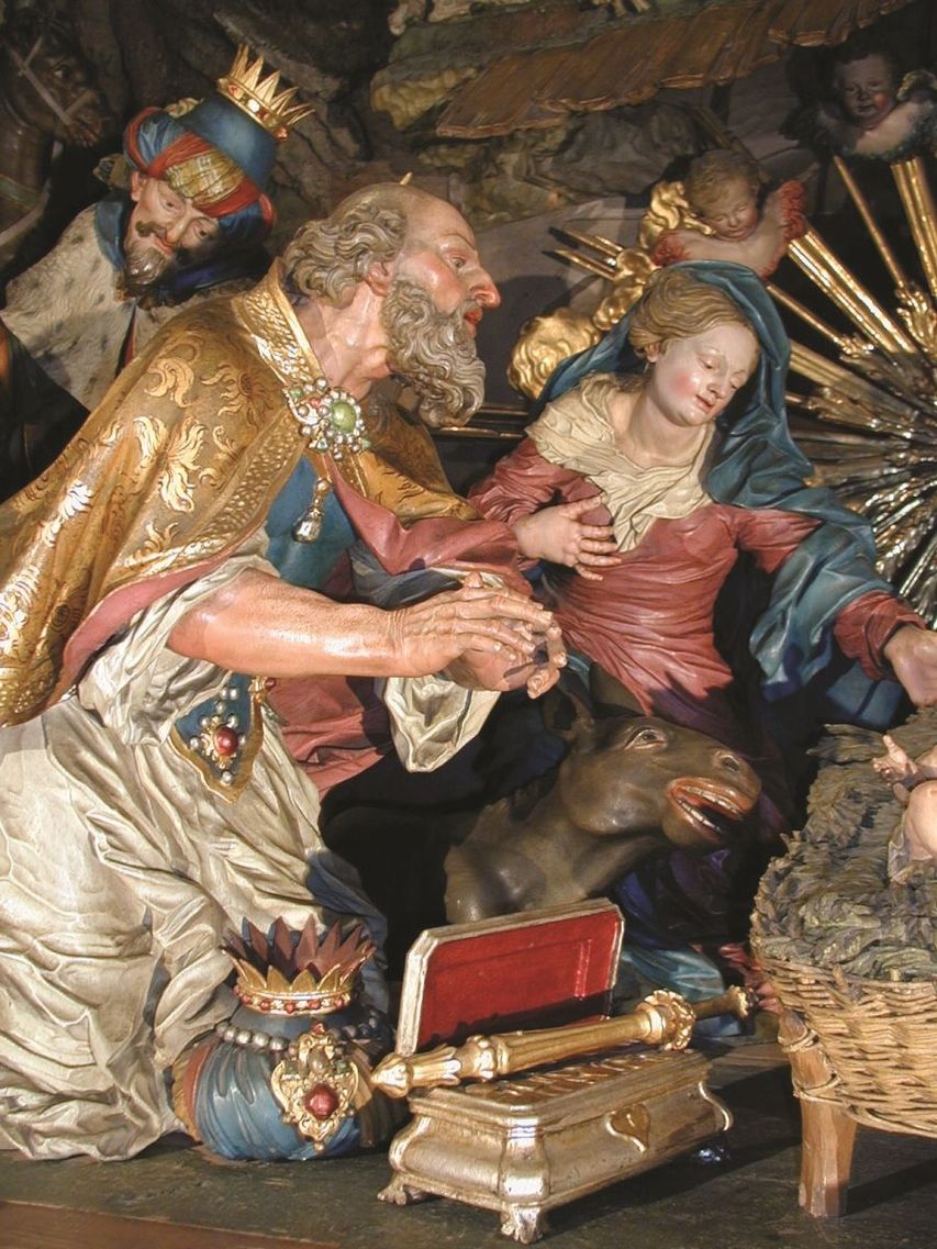 Weihnachtskrippe Stiftskirche Stammel 1 L